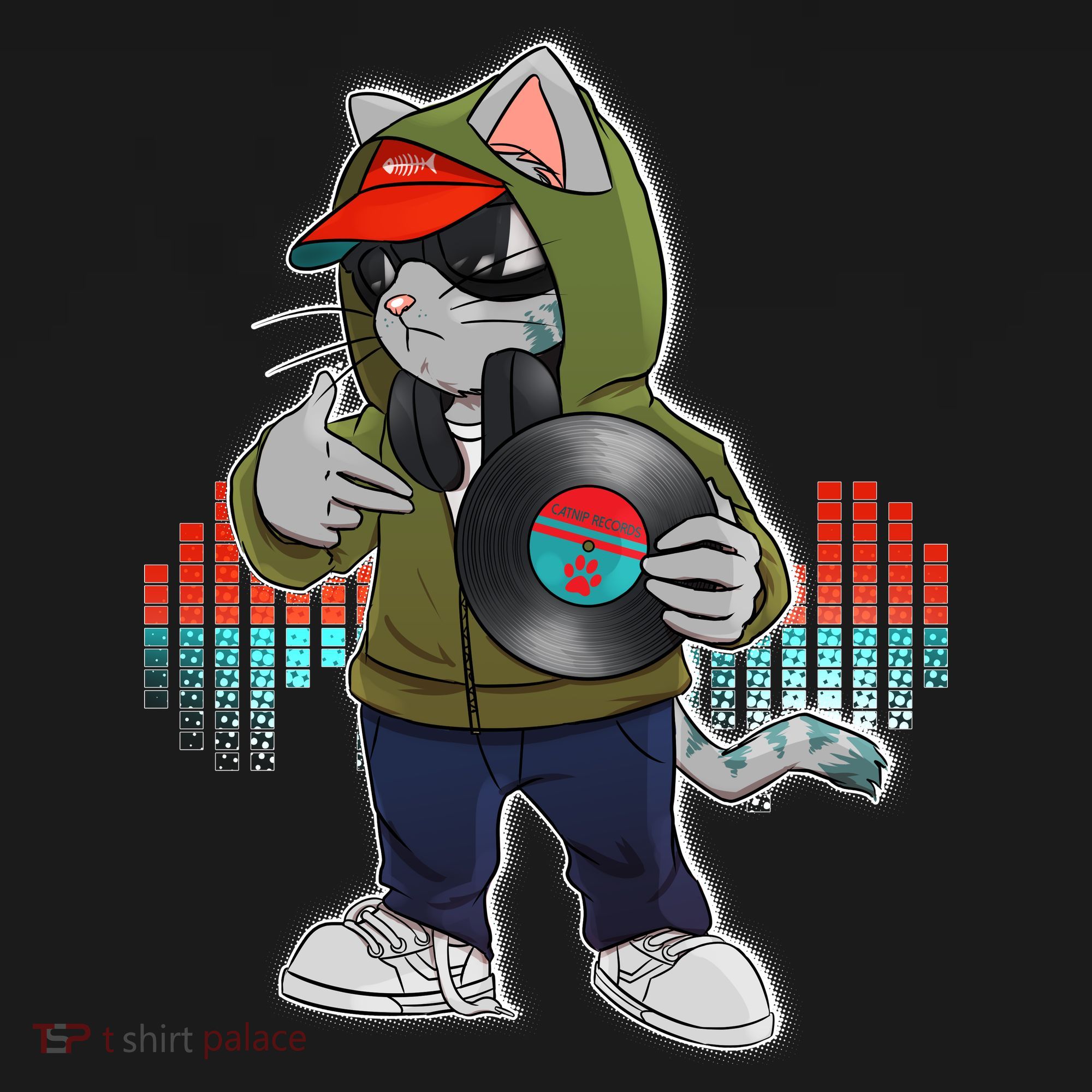 Hip Hop DJ Cat Catnip Records Doggie Tank