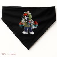 Hip Hop DJ Cat Catnip Records USA-Made Doggie Bandana thumb 0