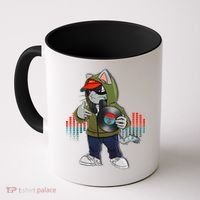 Hip Hop DJ Cat Catnip Records Coffee Mug thumb 0
