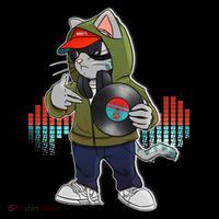 Hip Hop DJ Cat Catnip Records Women's Hoodie thumb 2