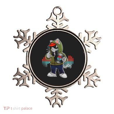 Hip Hop DJ Cat Catnip Records Ornament