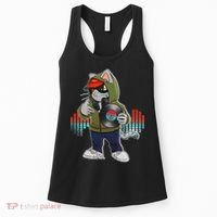 Hip Hop DJ Cat Catnip Records Women's Tank Top thumb 0