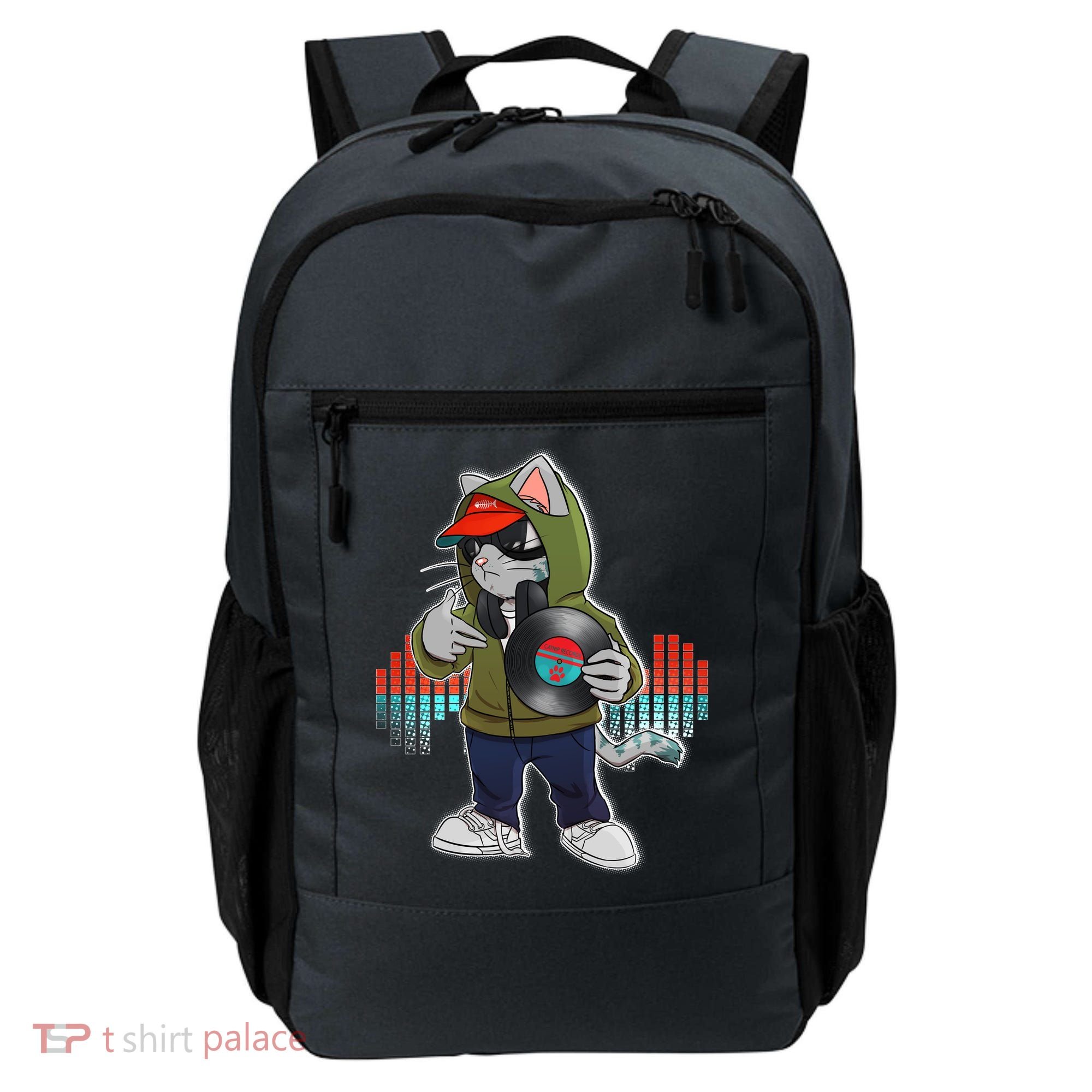 Hip Hop DJ Cat Catnip Records Backpack