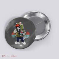 Hip Hop DJ Cat Catnip Records Button thumb 0