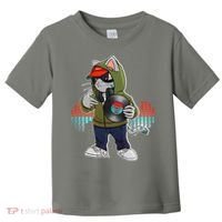 Hip Hop DJ Cat Catnip Records Toddler T-Shirt thumb 0