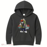 Hip Hop DJ Cat Catnip Records Kids Hoodie thumb 0