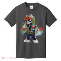 Hip Hop DJ Cat Catnip Records Kids T-Shirt thumb 0