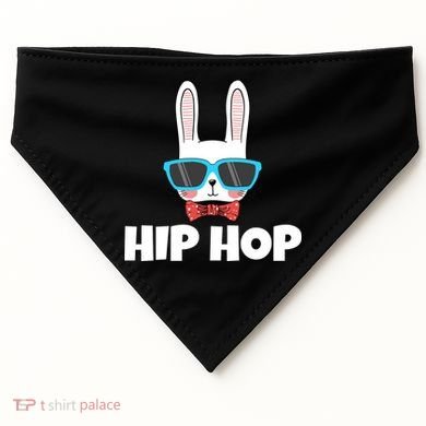 Hip Hop Easter Bunny USA-Made Doggie Bandana