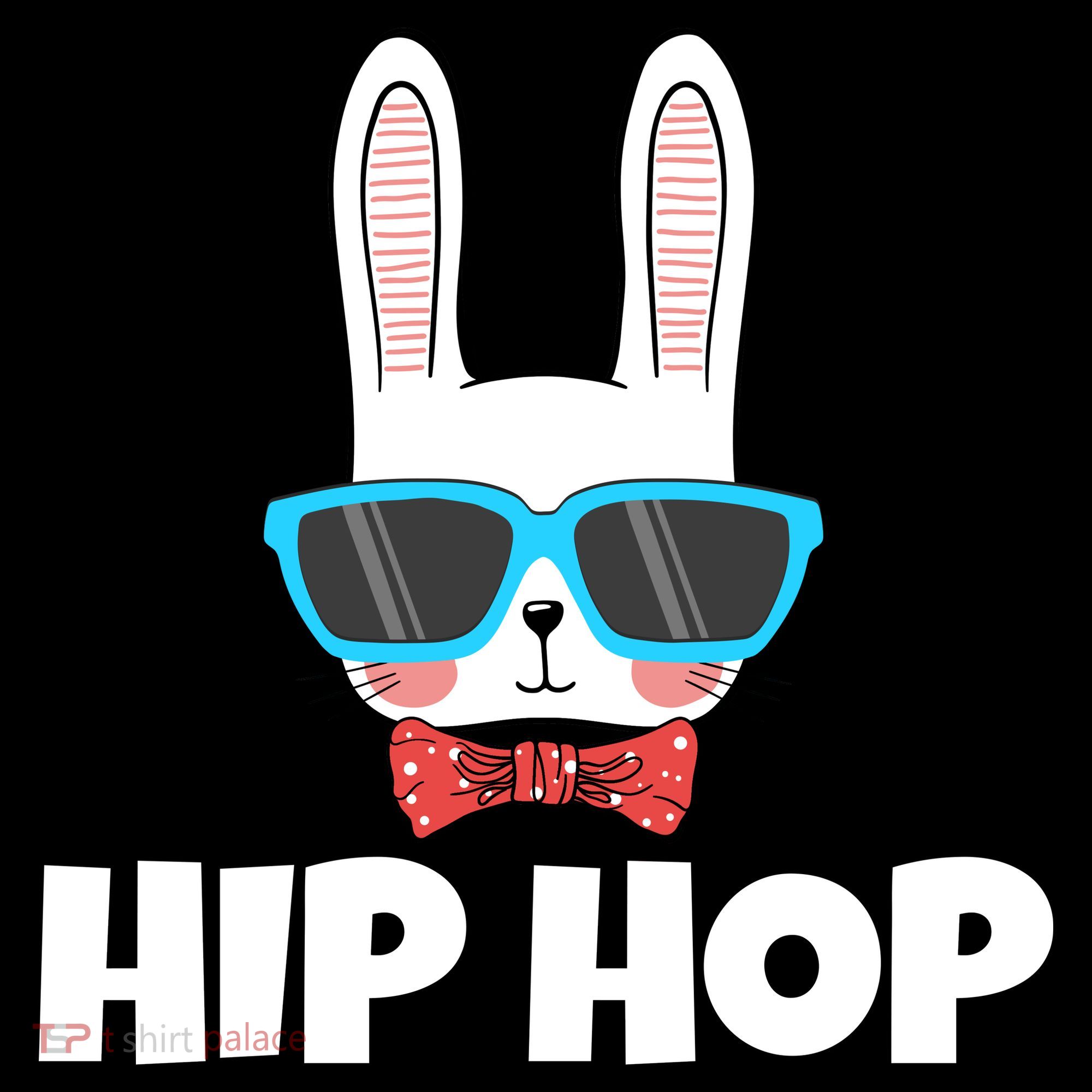 Hip Hop Easter Bunny USA-Made Doggie Bandana