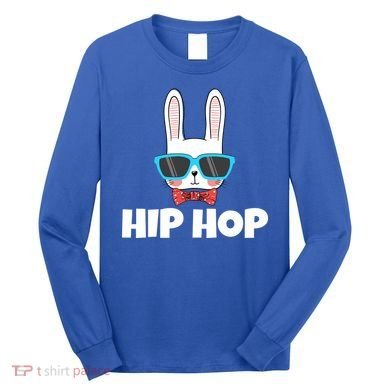 Hip Hop Easter Bunny Long Sleeve Shirt