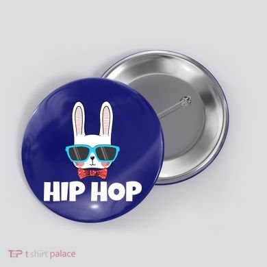 Hip Hop Easter Bunny Button