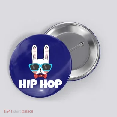 Hip Hop Easter Bunny Button