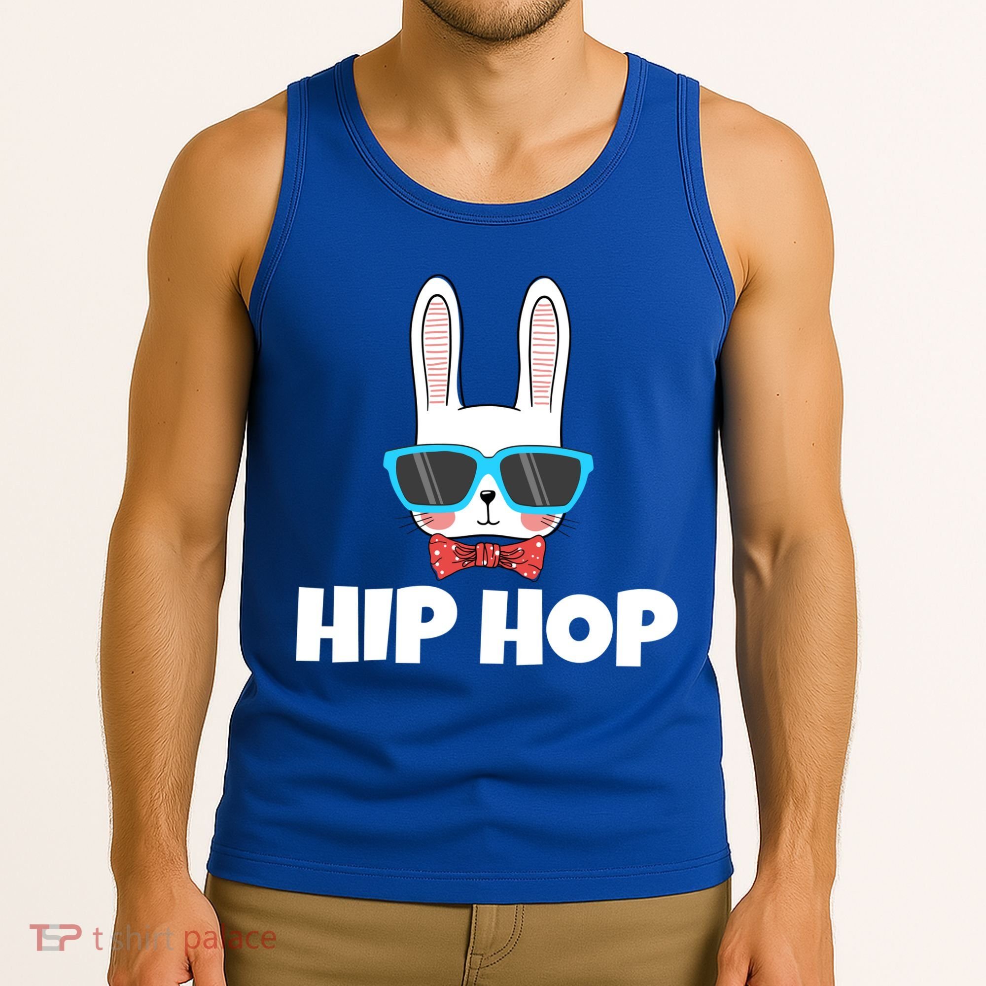 Hip Hop Easter Bunny Tank Top