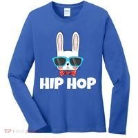 Hip Hop Easter Bunny Women's Long Sleeve Shirt thumb 0
