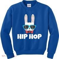 Hip Hop Easter Bunny Kids Sweatshirt thumb 0