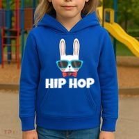 Hip Hop Easter Bunny Kids Hoodie thumb 3
