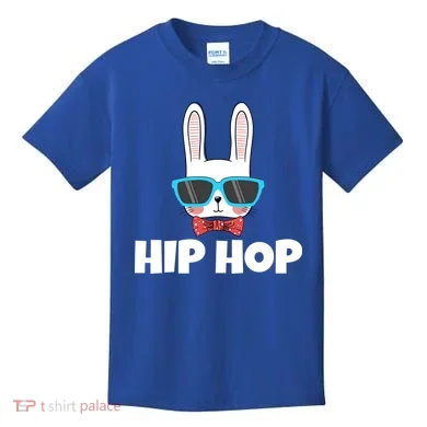 Hip Hop Easter Bunny Kids T-Shirt