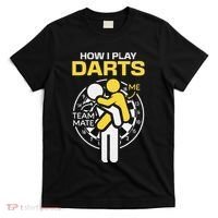 How I Play Darts Funny Darts Player T-Shirt thumb 0
