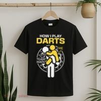 How I Play Darts Funny Darts Player T-Shirt thumb 2