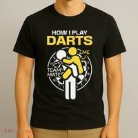 How I Play Darts Funny Darts Player T-Shirt thumb 3