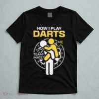How I Play Darts Funny Darts Player T-Shirt thumb 5