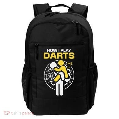 How I Play Darts Funny Darts Player Backpack