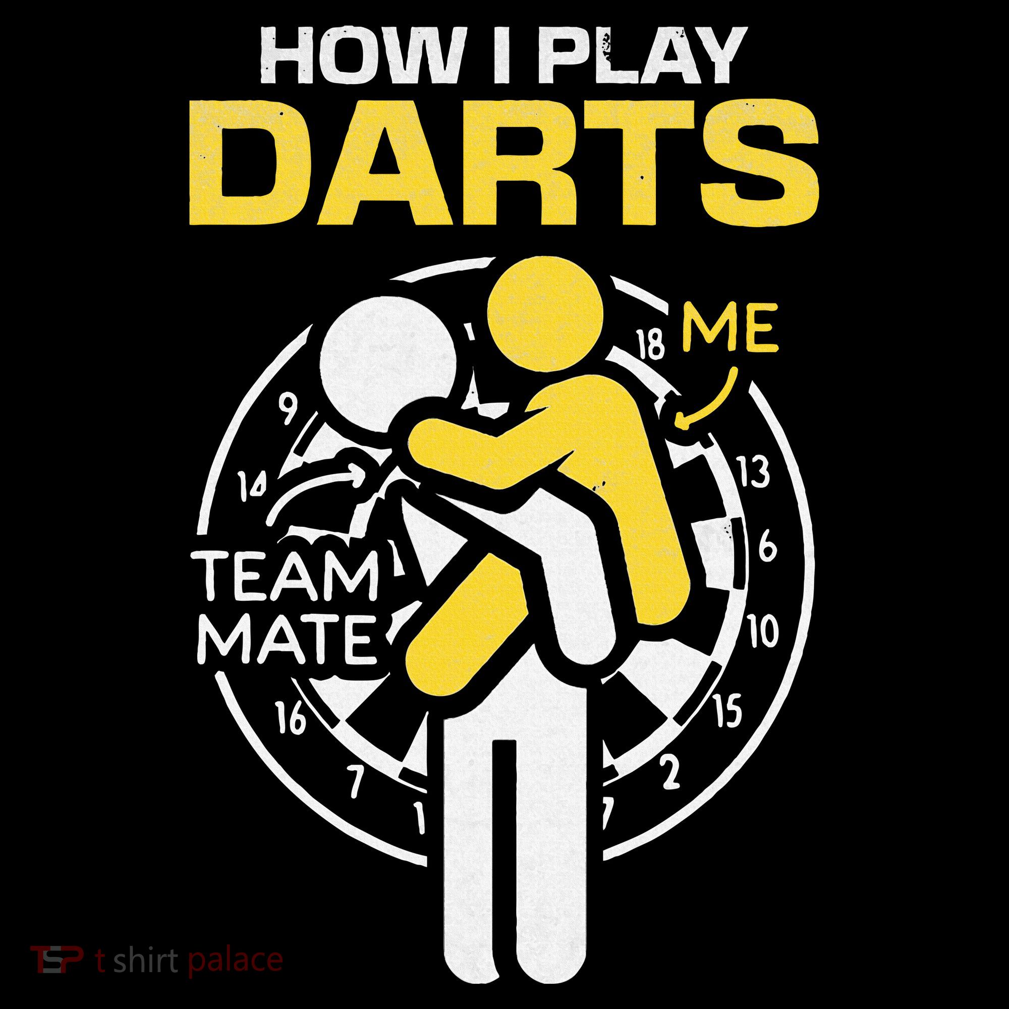 How I Play Darts Funny Darts Player Coaster