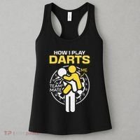 How I Play Darts Funny Darts Player Women's Tank Top thumb 3