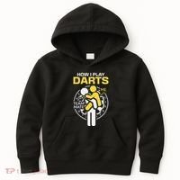 How I Play Darts Funny Darts Player Kids Hoodie thumb 0