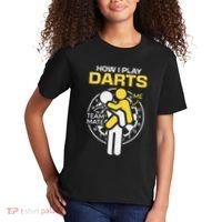 How I Play Darts Funny Darts Player Kids T-Shirt thumb 2