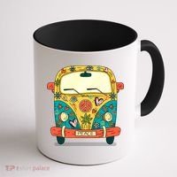 Hippe Peace Van Coffee Mug thumb 1