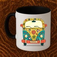 Hippe Peace Van Coffee Mug thumb 2