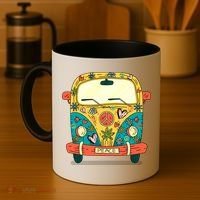 Hippe Peace Van Coffee Mug thumb 4