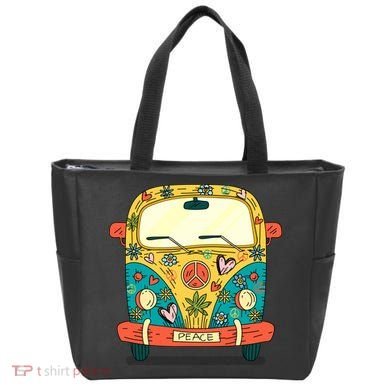 Hippe Peace Van Tote Bag