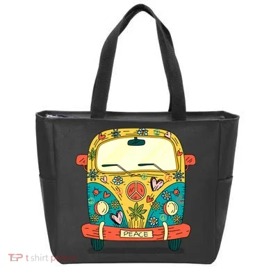 Hippe Peace Van Tote Bag