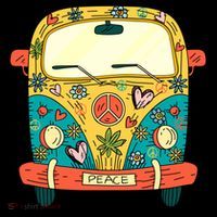 Hippe Peace Van Tote Bag thumb 4
