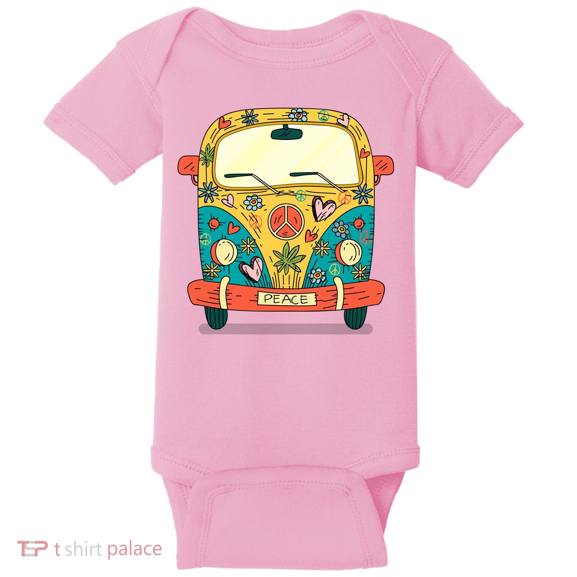 Hippe Peace Van Baby Bodysuit