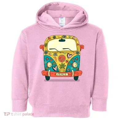 Hippe Peace Van Toddler Hoodie