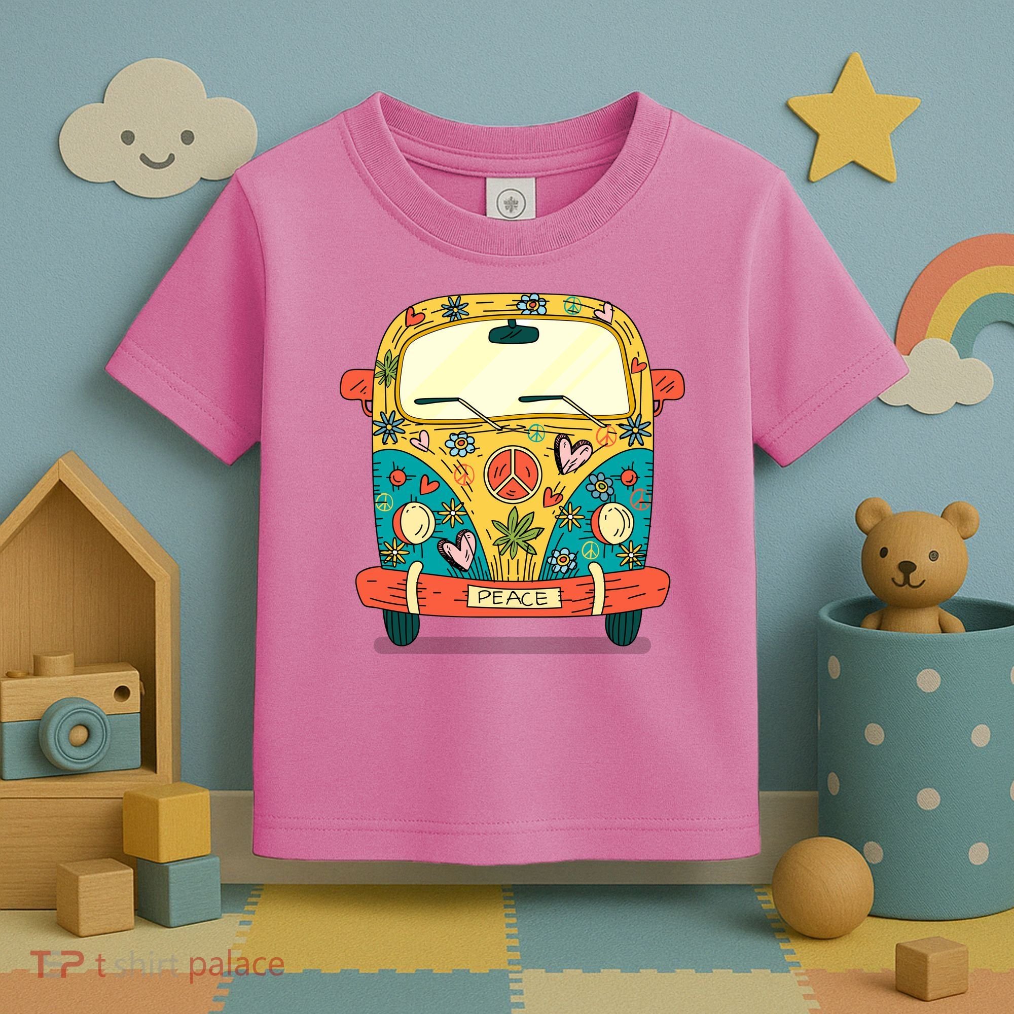 Hippe Peace Van Toddler T-Shirt