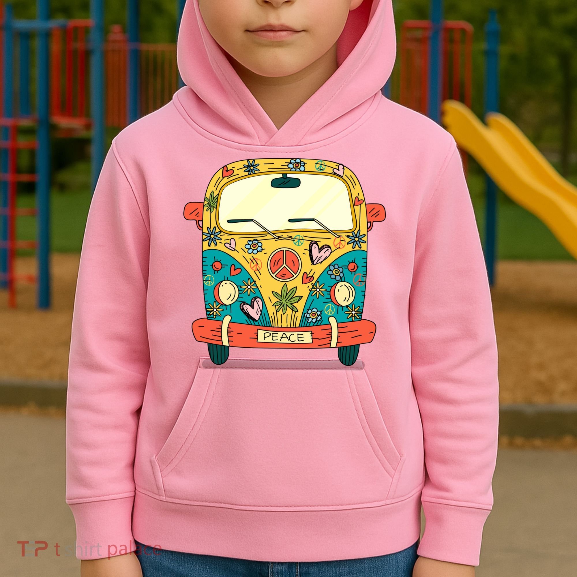 Hippe Peace Van Kids Hoodie