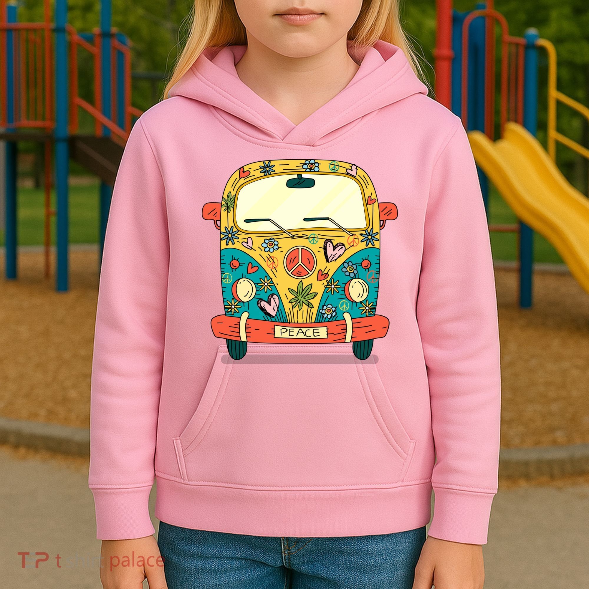 Hippe Peace Van Kids Hoodie