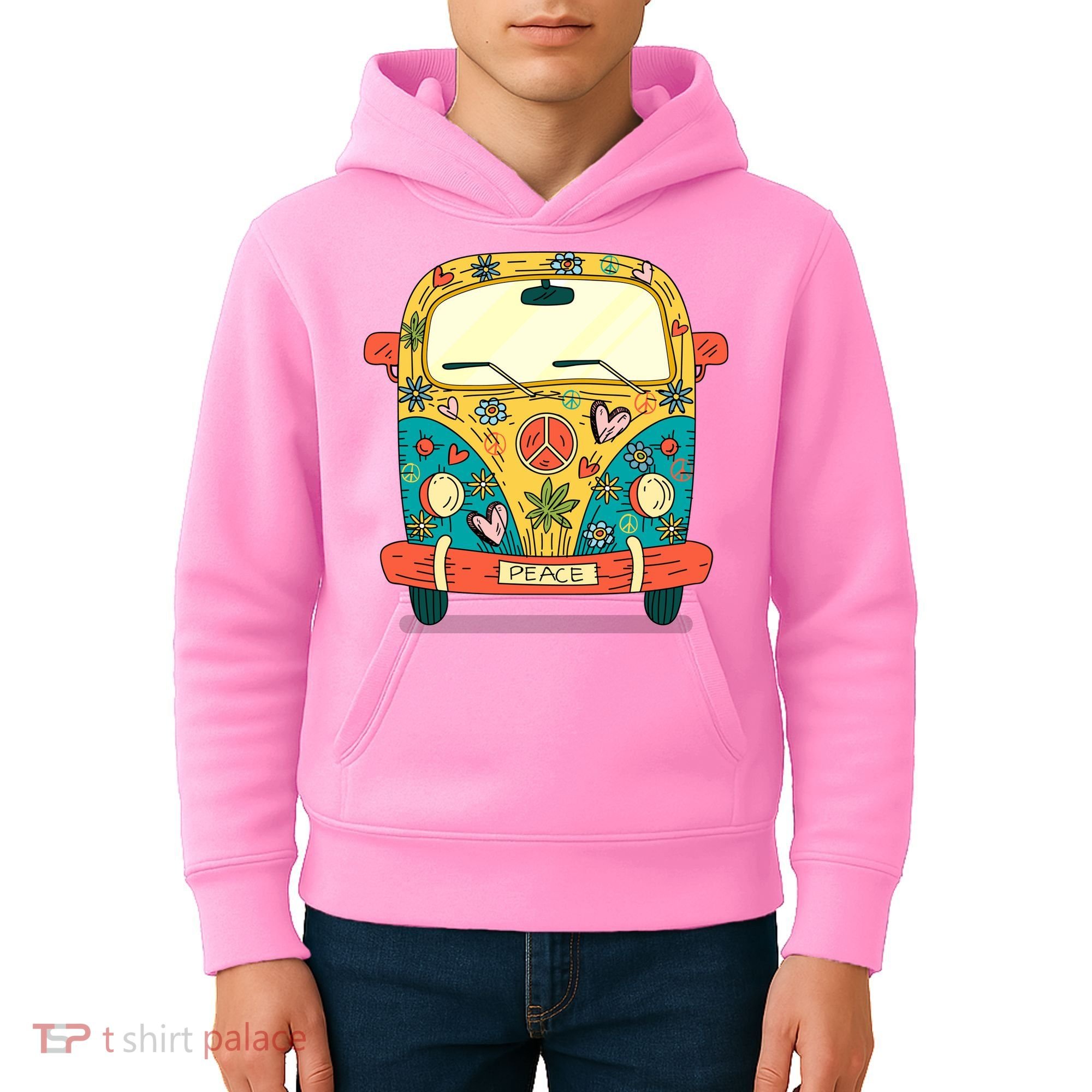 Hippe Peace Van Kids Hoodie
