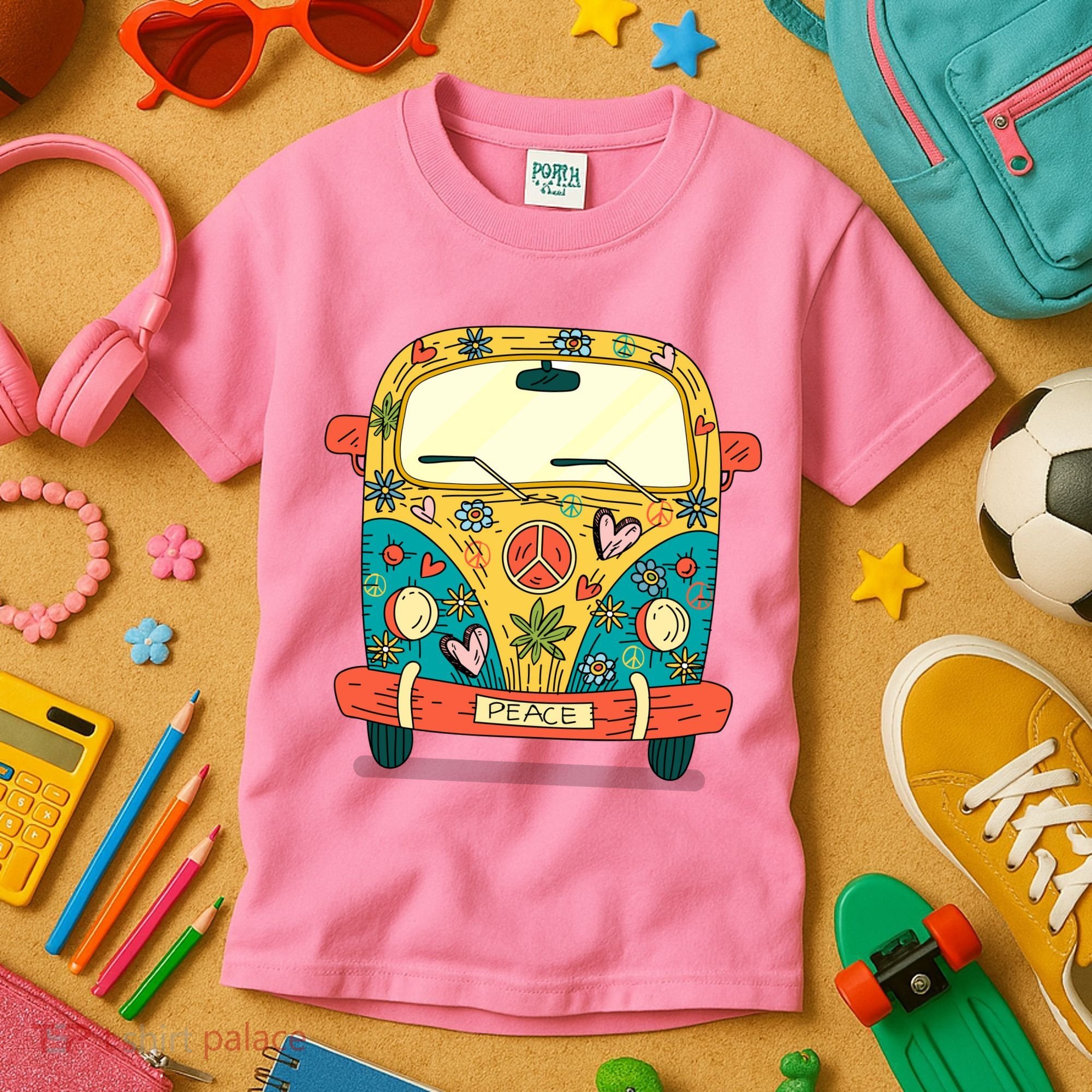 Hippe Peace Van Kids T-Shirt