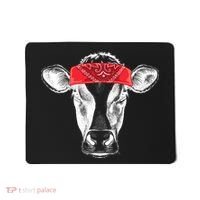 Hippie Cow Red Bandanna  Mousepad thumb 0