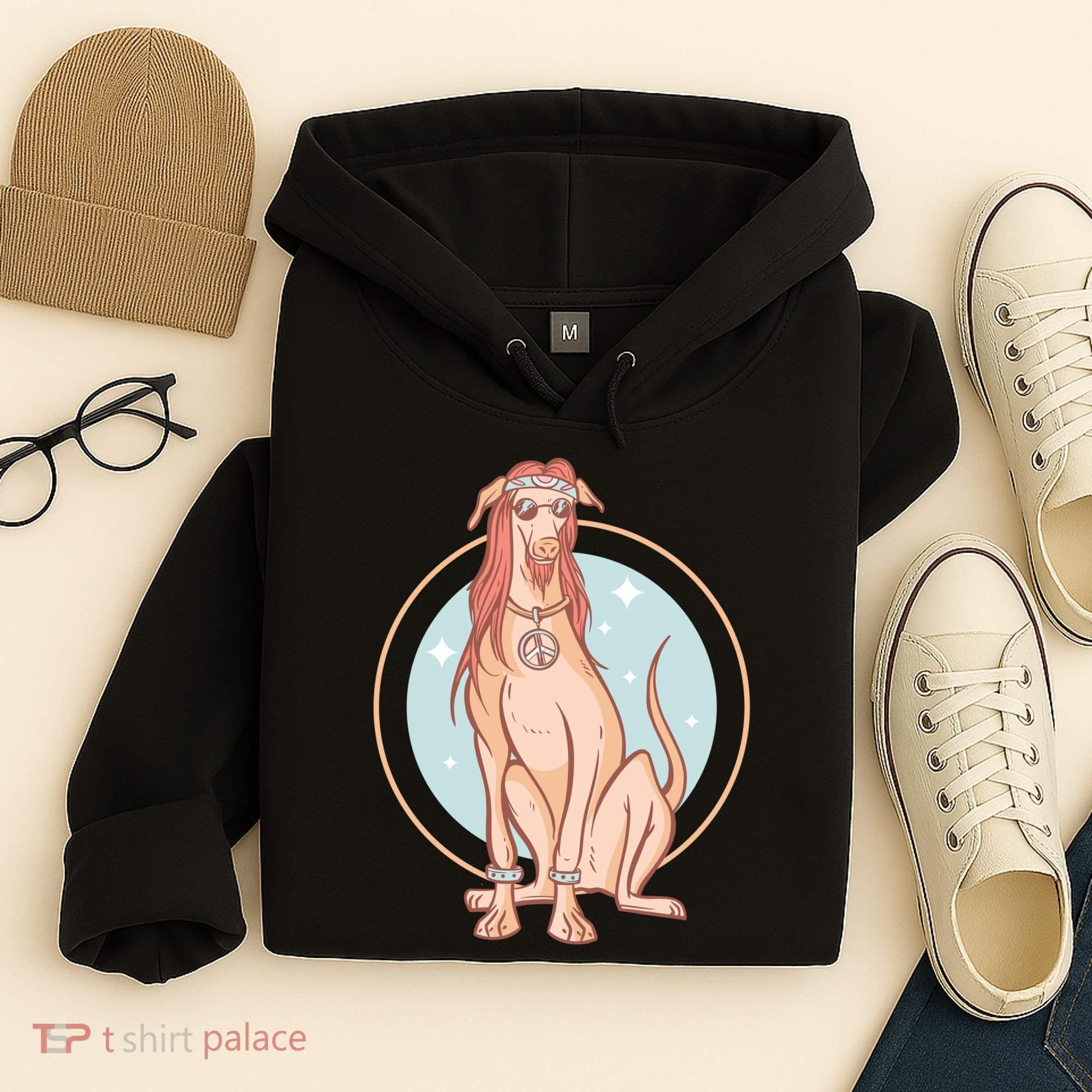 Hippie Dog Hoodie
