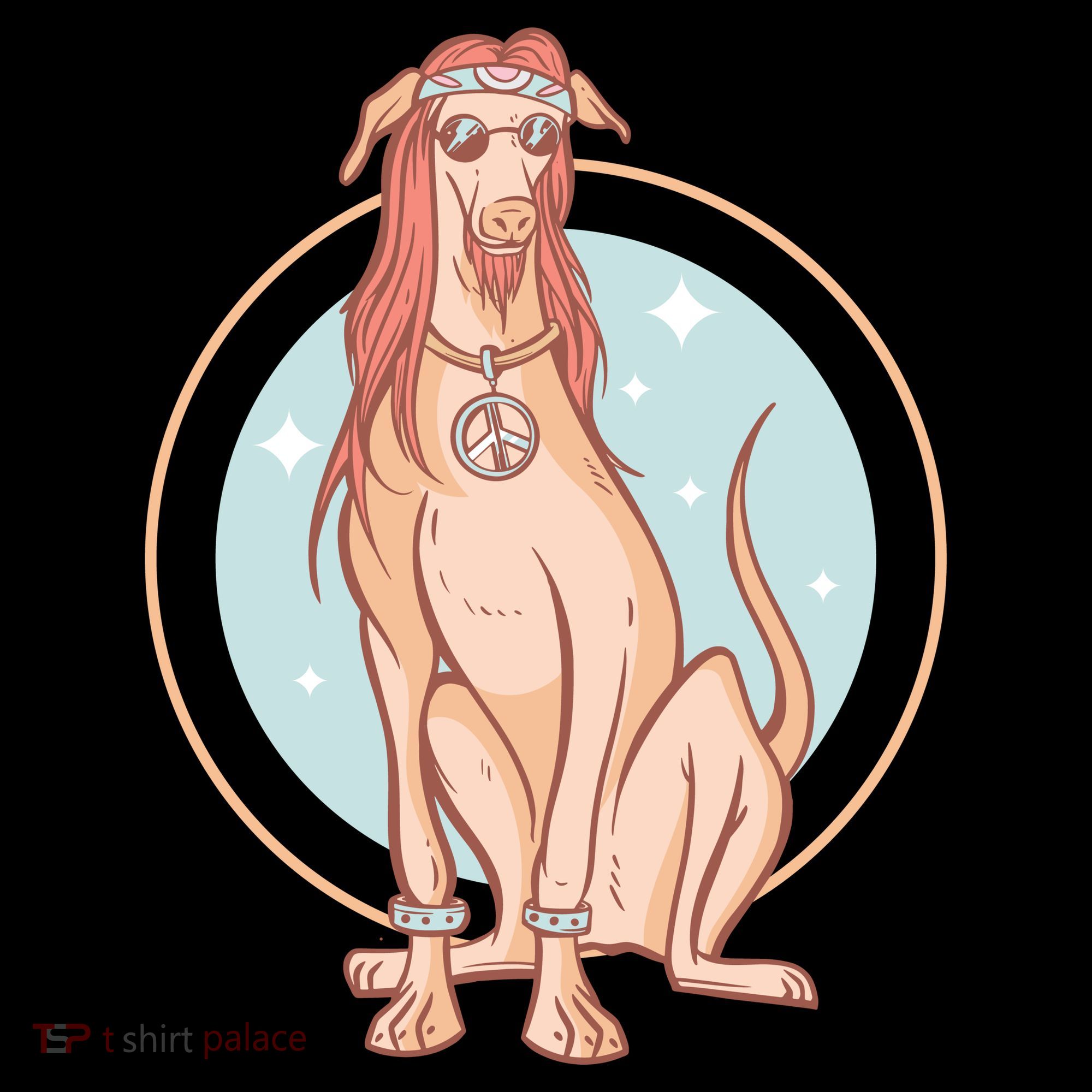 Hippie Dog Coffee Mug