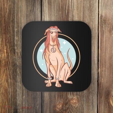Hippie Dog Coaster