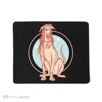 Hippie Dog Mousepad