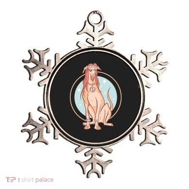Hippie Dog Ornament