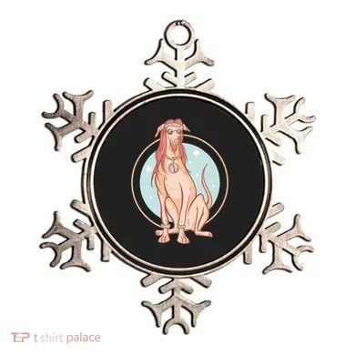 Hippie Dog Ornament